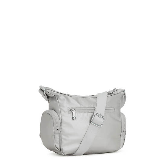 Kipling Gabbie Mini Metallic Crossbody Veske Sølv | NO 2092SG